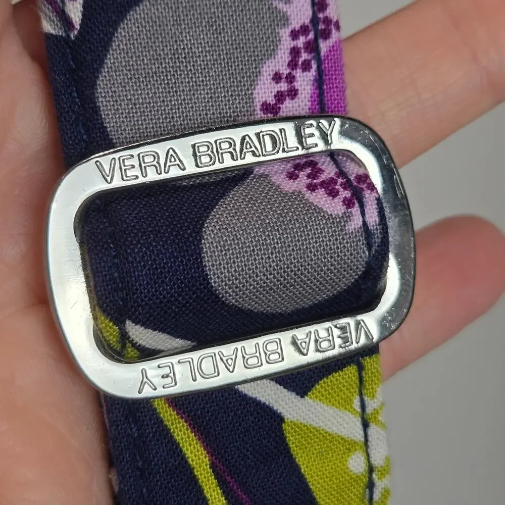 Vera‎ Bradley Shoulder Bag Satchel Purse Quilted Nightingale Boho Purple Floral